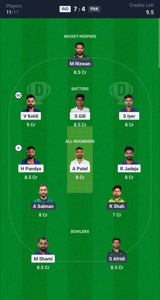 IND vs PAK Dream11 Prediction: ICC Champions Trophy 2025 | Match Preview, Probable Playing XI & Fantasy Tips 2 Ind vs pak