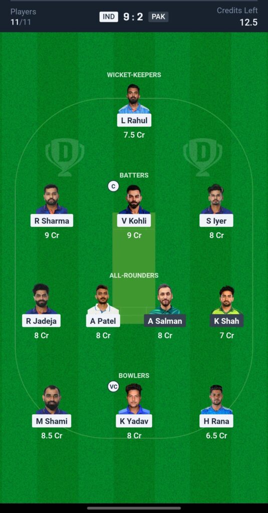IND vs PAK Dream11 Prediction: ICC Champions Trophy 2025 | Match Preview, Probable Playing XI & Fantasy Tips 3 Ind vs pak